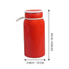 Red Stainless Steel Thermos Bottle With Strainer | 400 ml