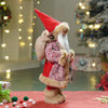 Red Tweed Robe Santa | 18 Inches
