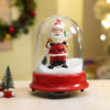 Lucky Sack & Bell Santa | Musical Snow Globe Dome