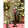 Green Sack Santa Globe Lamp Style | Glitter Water With Lights