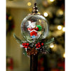 Green Sack Santa Globe Lamp Style | Glitter Water With Lights