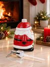 Santa Shaped Ceramic Christmas Liquid Soap Bathroom Dispenser home décor