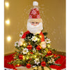 2.5Ft. Santa Topper Tree Themed Snowfall Effect With Light & Music Umbrella Styled Christmas Home Decor