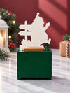 Santa Claus Wooden Block Calendar Christmas Table Décor