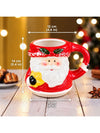 Santa with Star Ceramic Hot Chocolate and Coffee Christmas Mug