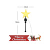 Santa Sleigh Rotating Christmas Tree Animated Topper