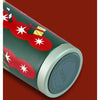 Santa Wreath, Christmas Themed, Xmas Stainless Steel Coffee/Water Tumbler Bottle | 500Ml With Free Cleaning Brush