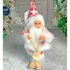 Snowflakes Skiing Santa Claus Self Standing Christmas Decor & Tree Ornament