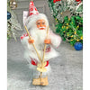 Snowflakes Skiing Santa Claus Self Standing Christmas Decor & Tree Ornament