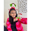 3D Snowman Hairband And Snowman Wrist Band Combo