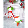 3D Snowman Hairband And Snowman Wrist Band Combo