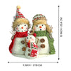 Plush Snowman Trio Family