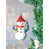 Cute Standing Snowman Christmas Tree Ornament