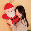 Star Shape Soft Fluffy Santa Pillow