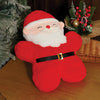 Star Shape Soft Fluffy Santa Pillow