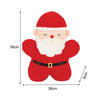 Star Shape Soft Fluffy Santa Pillow