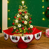 2.5Ft. Star Tree Themed Snowfall With Light & Music Umbrella Styled Christmas Home Decor