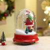 Lucky Stocking & Tree Santa | Musical Snow Globe Dome