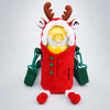 Reindeer Design, Two Lid Series with Plush Cover, Stainless Steel Water Bottle & Hot thermos flask for Kids and Toddlers, 600ml