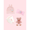 18 Pcs Baby Pink Teddy Birthday Gift Hamper Set With Travelling Suitcase