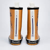 Mr.Bear Brown, Flexible Rubber Rain Gumboots for Toddlers & Kids