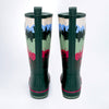 Ms. Olive Moss, Flexible Rubber Rain Gumboots for Adults