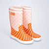 Ms. Polly Pepper, flexible Rubber Rain Gumboots for Kids