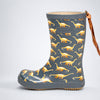 Mr.Rex Rockwood, flexible Rubber Rain Gumboots for Toddlers & Kids