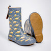Mr.Rex Rockwood, flexible Rubber Rain Gumboots for Toddlers & Kids