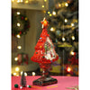 Gold & Red Tree With Musical Glitter Water Lights