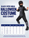 Black Viper Ninja, Kids Halloween Costume Fancy Dress Up