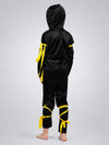 The Black & Yellow Dragon Ninja, Kids Halloween Costume Fancy Dress Up