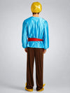 Aladdin Blue and Brown Adults Halloween Costume Fancy Dress Up