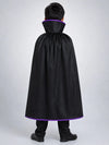 Black & Blue Coat Vampire, Kids Halloween Costume Fancy Dress Up