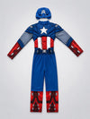 Blue Muscle Superhero Kids Halloween Costume