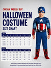 Blue Muscle Superhero Kids Halloween Costume