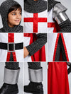 Medieval Crusader Knight Boys, Kids Halloween Costume Fancy Dress Up