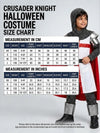 Medieval Crusader Knight Boys, Kids Halloween Costume Fancy Dress Up