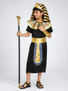 Black & Gold Egyptian Pharaoh Boy, Kids Halloween Costume Fancy Dress Up