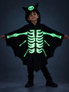 Luminous Ghost Bat cape style Cloak, Kids Halloween Costume Fancy Dress Up