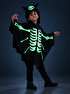 Luminous Ghost Bat cape style Cloak, Kids Halloween Costume Fancy Dress Up