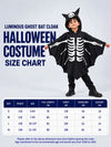 Luminous Ghost Bat cape style Cloak, Kids Halloween Costume Fancy Dress Up