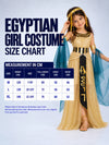 Gold & Green Egyptian Girl, Kids Halloween Costume Fancy Dress Up