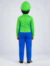 Junior Super Brother Green Plumber, Kids Halloween Costume Fancy Dress Up