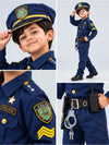 Police Kids Halloween Costume Fancy Dress Up