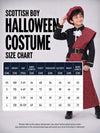 Traditional Scottish Citizen, Kids Halloween Costume Fancy Dress Up