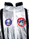 Shiny Silver Astronaut, Unisex Halloween Costume Fancy Dress Up for Kids