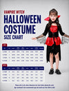 Vampire Witch Theme Kids Halloween Costume
