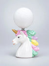White ceramic Unicorn Moon, side Bed Table Lamp, Kids Room Decor
