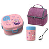 Pink Space Slice 2Pcs Stainless Steel Soup Box & Lunch Box With Bag
